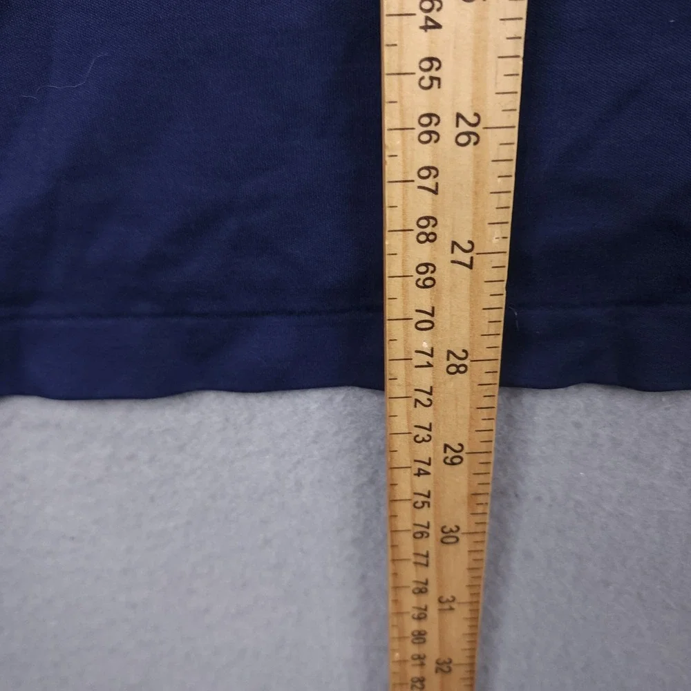 Polo Ralph Lauren Mens Large Navy Blue Pima Soft Touch Cotton Short Sleeve Polo